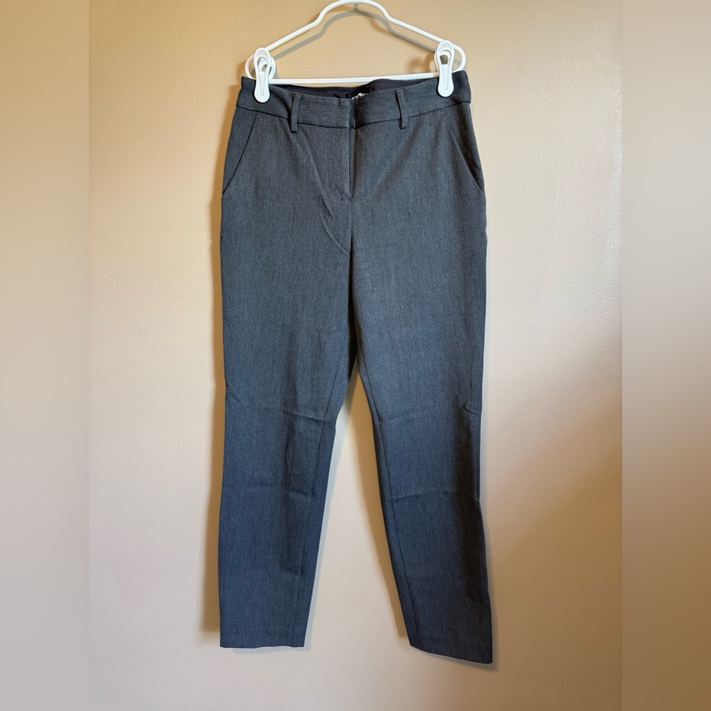 Express Gray Columnist Ankle Pants